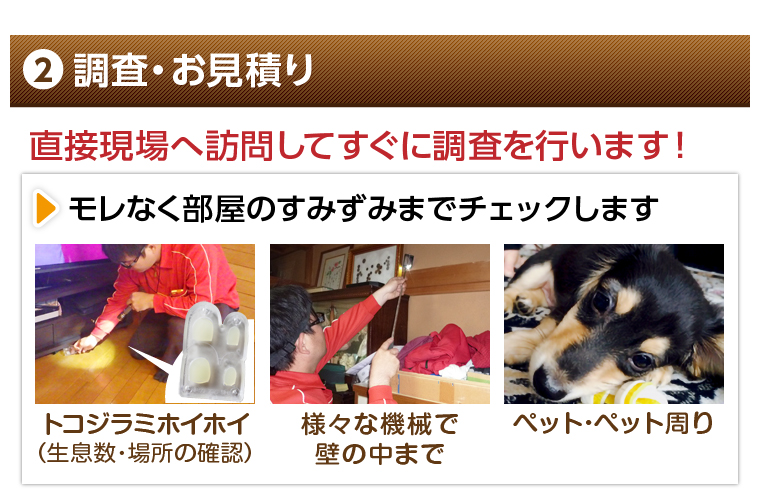 調査・お見積り